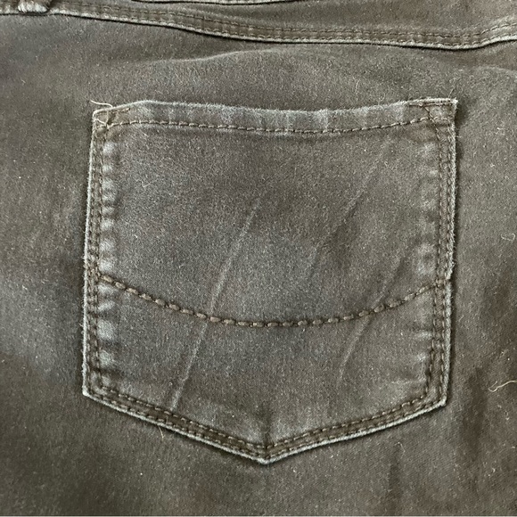 Source of Wisdom Size 28 High Rise London Skinny Black Jeans Inseam 33 inches - Picture 6 of 10